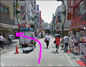 キラリ上野店への行き方その2